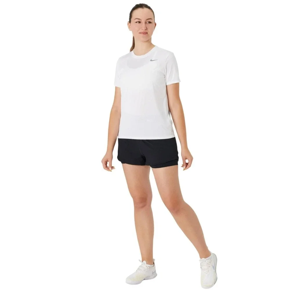 Nike Miller T-Shirt Womens S White Performance Sportswear Workout Athletic